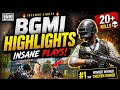 “Unbelievable 1v4 Clutch 😱 | 20+ Kills BGMI Highlights 🔥”“20+ KILLS in One Match 