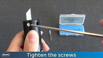 Summa F Series Tutorial: How to replace a heavy duty knife
