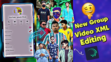 New Group Video XML File Editing Tutorial || Alight Motion Trending Group Video XML File Tutorial