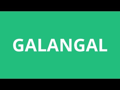 Video: Die Gebruik Van Galangal In Tradisionele Medisyne