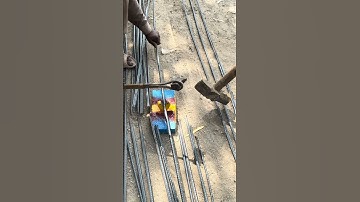 🔥 Steel Fixers at Work 🚧 | Next Level Rebar Shaping Skills