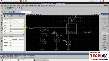 MENTOR GRAPHICS PYXIS : CS AMPLIFIER 1 Schematic
