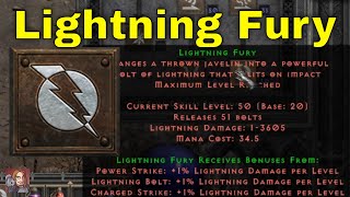 D2R Skills & Abilities - Lightning Fury (Amazon Javelin & Spear Tree)
