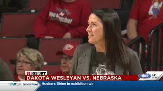 Nebraska Women's Basketball wins exhibition over Dakota Wesleyan