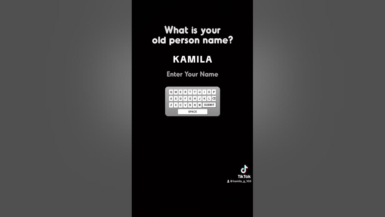 what-is-your-old-person-name-youtube