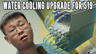 water cooling upgrade for s19, 180T high hashrate for BTC Mining