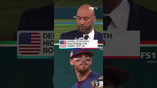 Derek Jeter says Bobby Witt Jr. is one of, if not his favorite player to watch 🙌 #wbc #bobbywittjr