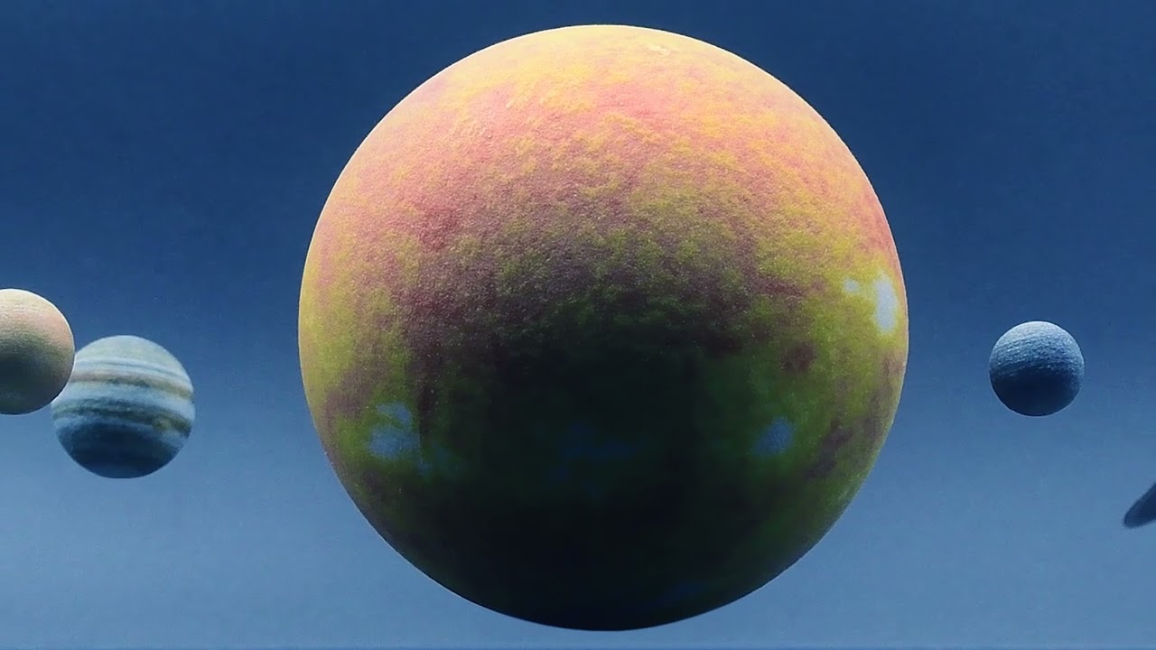 NASAデータを活用した浮遊する太陽系模型「Quantum Solar System