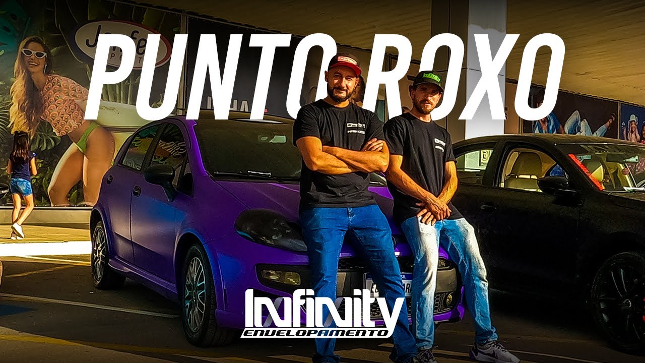 Envelopamento Fiat Punto Protect mate violeta Petúnia da Imprimax - 💜Purple Violet WRAP