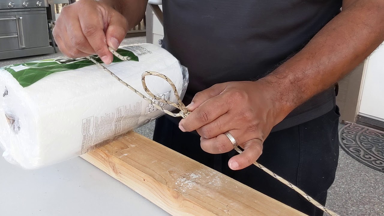 How to Use a Butterfly Knot to Create Super Tight Rope Line - YouTube