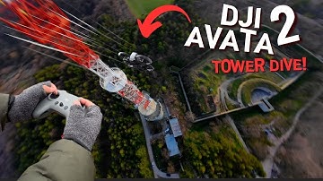 DJI Avata 2 FPV Drone Tower Dive – 100m Broadcast Tower | Cinematic Freestyle 4K