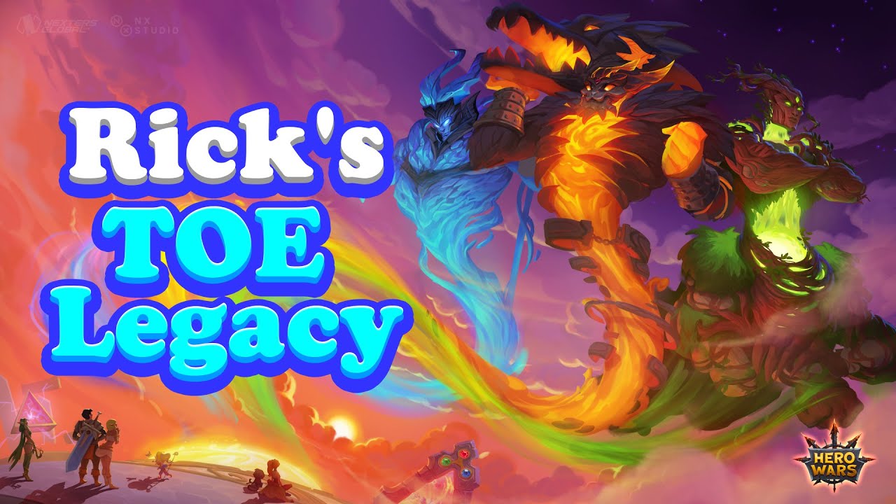 Hero Wars TOE Warriors: Rick's Epic Journey through Daily Elemental Lord Showdowns