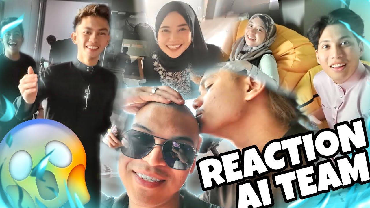 REACTION AITEAM AKU BOTAK!!! SEMUA TERKEJUT!!!!