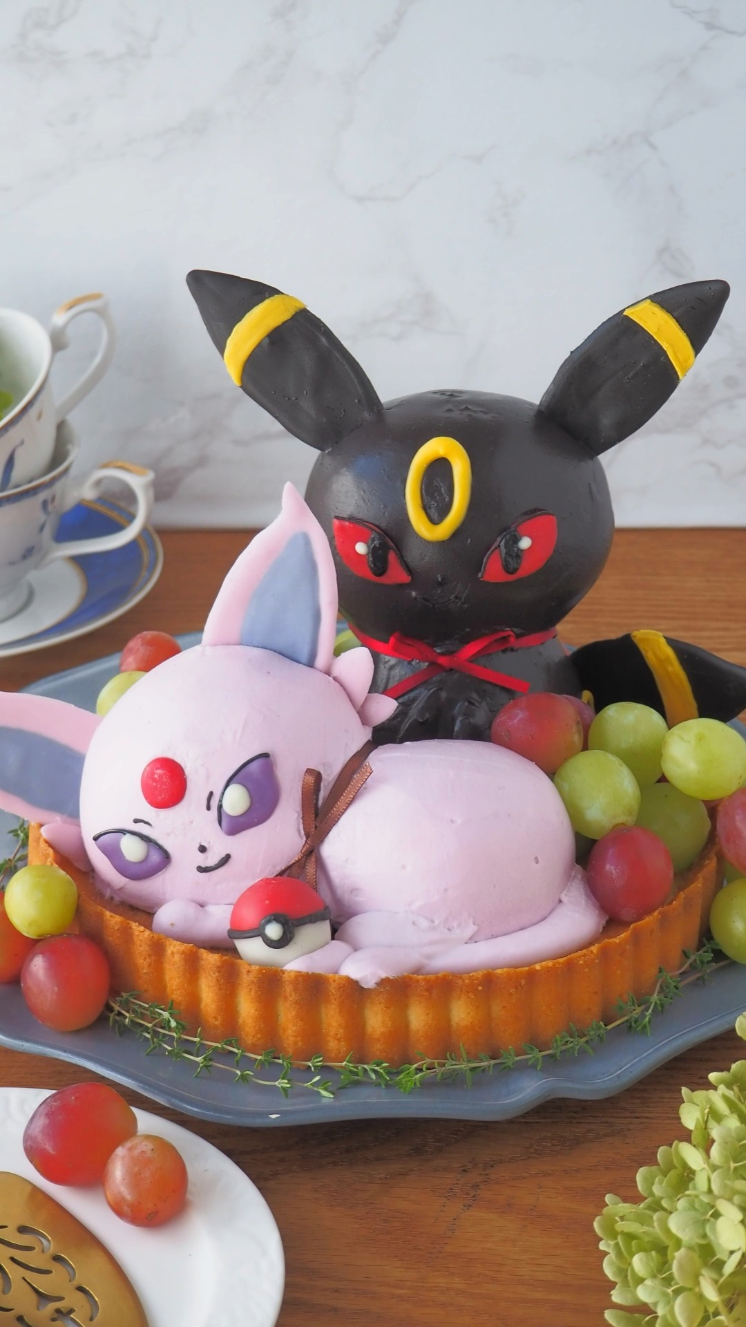 ママ友へのお誕生日ケーキはタルト！#お菓子作り #ブイズ #ブラッキー