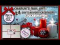 Charlie’s advent calendar day 2 / how to apply glitter/3D charms / modelones gel polish