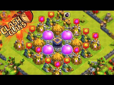 clash of clans filled up quot maxed out loot quot 1 2 clash of clans loot chart