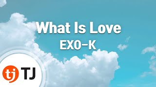 What Is Love_EXO-K_TJ노래방 (Karaoke/lyrics/romanization/KOREAN) chords