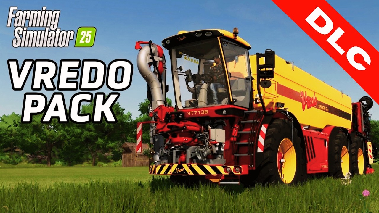 Farming Simulator 25 - DLC Vredo Pack trailer - YouTube