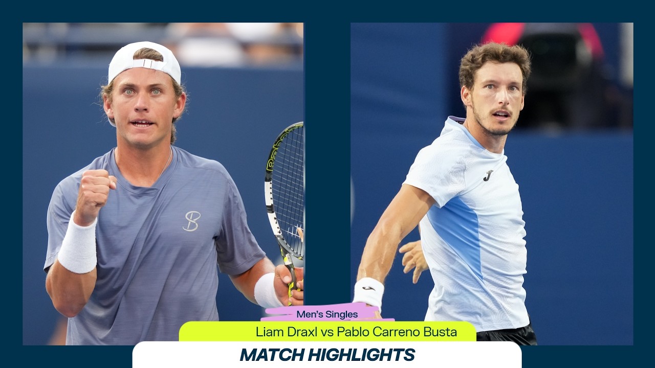 DRAXL VS CARRENO BUSTA | NATIONAL BANK OPEN - TORONTO | ROUND 1