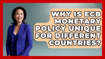 Why Is ECB Monetary Policy Unique For Different Countries? - Inflation Insight Channel