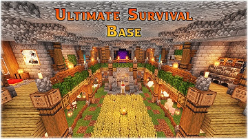Minecraft: ULTIMATE Survival Base | TUTORIAL