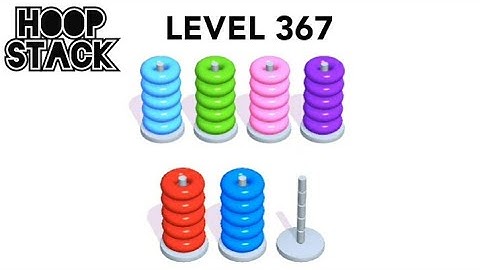 Hoop Stack Level 367 | Puzzle Game  | Complete Level