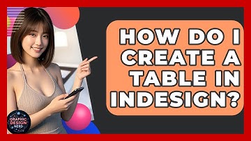 How Do I Create A Table In InDesign? - Graphic Design Nerd