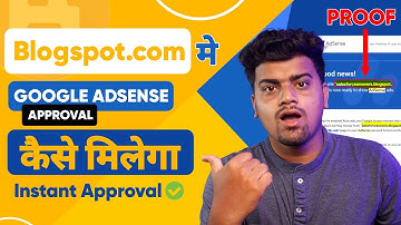 Google AdSense Approval For Blogspot.com Blogger✅Free Domain AdSense Approval | Without Traffic