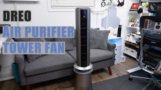 Dreo Smart Air Purifier Tower Fan MC710S Review | Dyson Tower Fan Alternative
