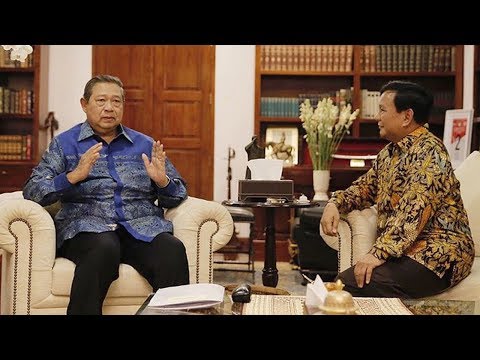 Usai Sambangi Rumah Ketum Partai Demokrat, Prabowo: Sabar, Proses Masih Berjalan Ya
