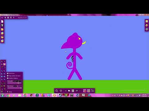 I made @rodsnation4097 (Espio) in Algodoo! C: