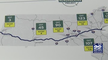 I-91 highway exit numbers to be the first to change in 2020