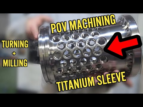 Hardened titanium sleeve on the Puma and the Mori Seiki