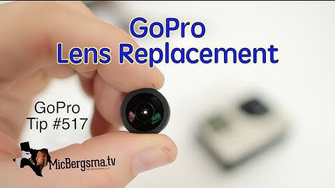 How To Replace GoPro Lens - DIY - GoPro Tip #517 | MicBergsma