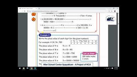 Rotary Club of Ambattur Class 5 Maths Chapter 2 Numbers Part 4