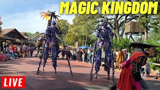 🔴 LIVE:  Magic Kingdom Thursdat for rides, shows, and the parade 4/18/2024