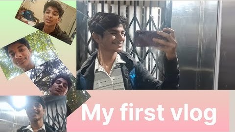 MY first vlog 😁....finally youtube journey start kar di 