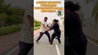 3 Self Defense technique Good skills 🥋💥 #selfdefense #shorts #martialarts