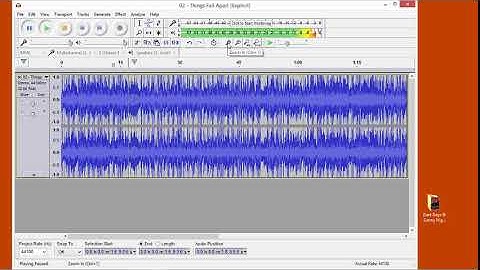 Using Audacity to edit curse words out of songs (make clean version)