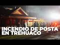 Incendio destruyó la Posta de Salud Rural Denecán, comuna de Trehuaco, Región de Ñuble