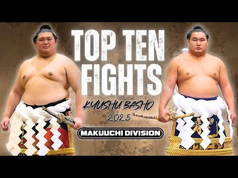 Top 10 Bouts Of Day 14 KYUSHU BASHO 2025 Makuuchi Division