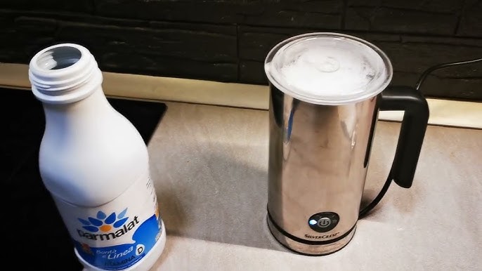 Silvano Calentador eléctrico de leche y espumador