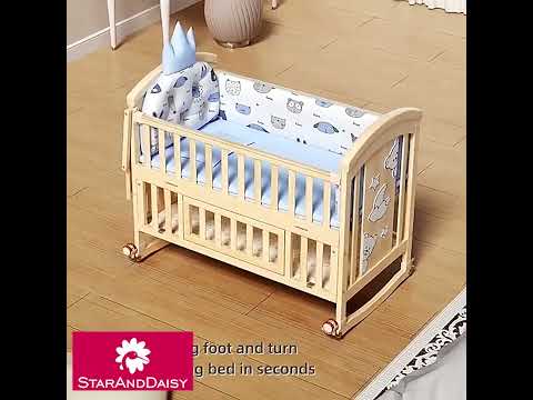 Baby Cot Cum Junior Bed Online  Best Super Comfy European Pinewood