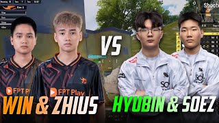 Win & Zhuis Vs Hyubin & Soez 2V2 Last Zone Intense Fight Team Flash 21 Kills