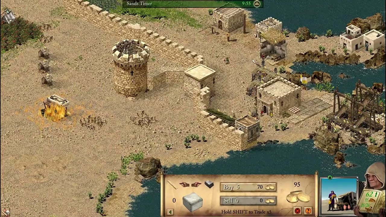 Stronghold Crusader Definitive Edition The Trail Of The Falcon Mission 7 Fire Mountain