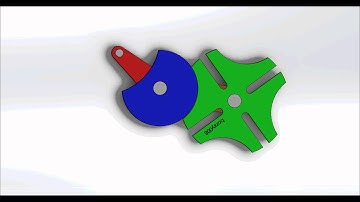 Geneva Mechanism Animation (Solidworks)
