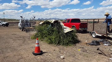 Unload Utility Trailer Faster At Landfill