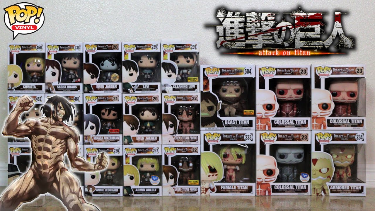 My Complete Attack On Titan Pop Collection | $1400 Value! - YouTube