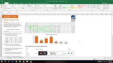 How to use the Design of Experiments Template