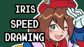 Speed Drawing - Iris